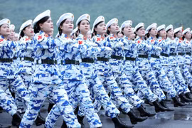 Fourth full-dress rehearsal for 80th National Day celebration