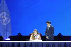Signing session of Hanoi Convention