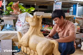 Thanh Ha pottery village gears up for Tet