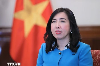 Deputy Minister of Foreign Affairs Le Thi Thu Hang (Photo: VNA)
