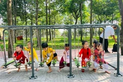 Children play at a public park in HCM City’s Phu Nhuan district. (Photo: VNS/VNA)