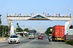 National Highway 22, the section passing through Trang Bang district, serves as the gateway to Tay Ninh province from Ho Chi Minh City. (Photo: VNA)