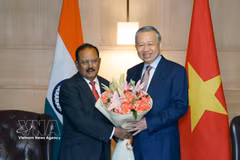 Top Vietnamese leader receives Indian National Security Advisor in New Delhi