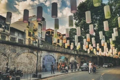 Phung Hung mural street, Hanoi (Photo: VNA)