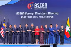 Delegates at the ASEAN Foreign Ministers’ Meeting (Photo: VNA)