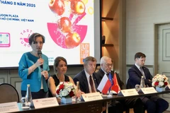 Polish Ambassador to Vietnam Joanna Skoczek speaks at the event (Photo: VNA)