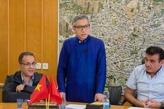 Vietnamese Ambassador to Israel Ly Duc Trung at the meeting (Photo: VNA)