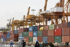 Goods stacked at a port in Bangkok, Thailand. (Photo: AFP)