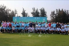 The Da Nang golf tournament gathers entrepreneurs from Asia-Pacific. (Photo: VNA)