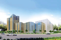A perspective of CMC Group’s CMC Hyperscale DC data centre project in Ho Chi Minh City. (Photo: VNA)