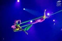 Vietnam’s Lotus Swing performance is awarded the Special Prize at the IDOL 2025 World Circus Arts Festival in Moscow. (Photo: VNA)