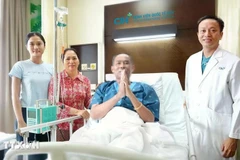 The 52-year-old Cambodian patient suffering from Whitmore’s disease has been cured in HCM City. (Photo: VNA)