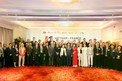The Vietnam-France Leaders Forum is held for the first time in Hanoi (Photo: FPT)