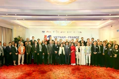 The Vietnam-France Leaders Forum is held for the first time in Hanoi (Photo: FPT)