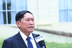 General Director of the Lao News Agency Vannasin Simmavong in an interview granted to the VNA (Photo: VNA)