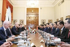 Party General Secretary To Lam holds talks with Bulgarian President Rumen Radev. (Photo: VNA)