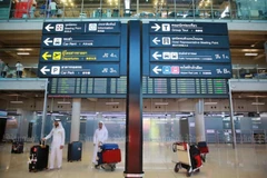 Tourists are pictured at the arrivals hall at Suvarnabhumi airport. (Photo: AI)