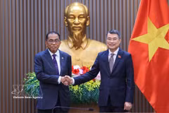 PM meets Malaysian Minister of Defence Mohamed Khaled bin Nordin