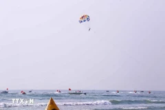 Sports activities held as part of the “Da Nang Beach Tourism Season” in April 2025. (Photo: VNA)