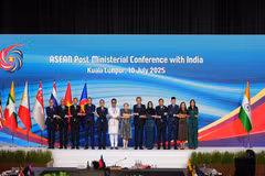 India, ASEAN adopt new plan of action for next five years at the ASEAN-India Foreign Ministers' Meet. (Photo: aninews)