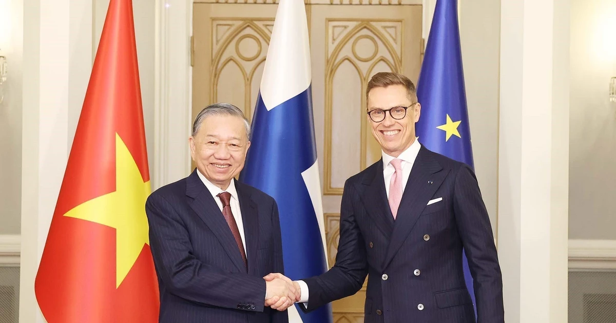 Vietnamese, Finnish leaders hold talks, witness signing of cooperation documents