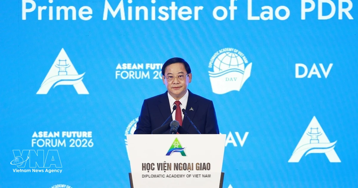 Lao PM Sonexay Siphandone concludes official visit to Vietnam, attendance at AFF 2026