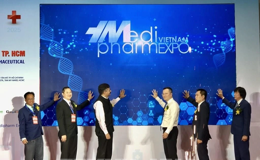 The opening ceremony of the Viet Nam Medipharm Expo 2025. (Photo: VNA)