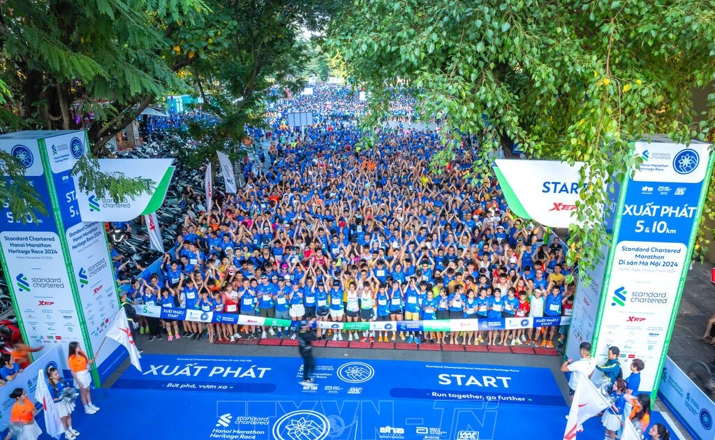 Standard Chartered Hanoi Marathon - Heritage Race 2025 sees nearly 2,500 int’l runners