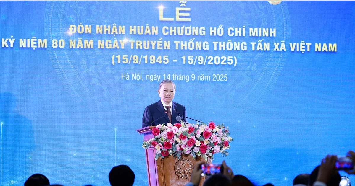 Party leader delivers speech at Vietnam News Agency’s 80th anniversary celebration