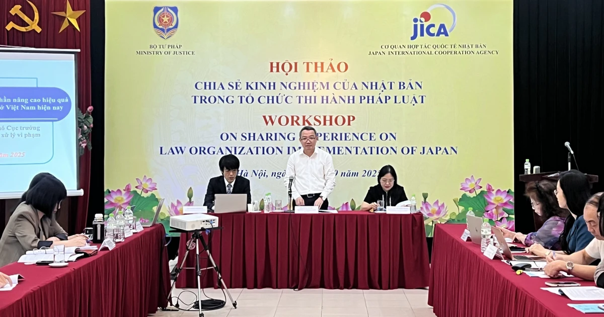The workshop held by the Ministry of Justice and JICA in Ha Noi on September 29 (Photo: VNA)