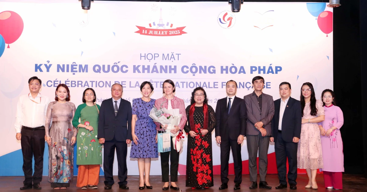 At the gathering in Ho Chi Minh City to mark the Bastille Day of France. (Photo: VNA)