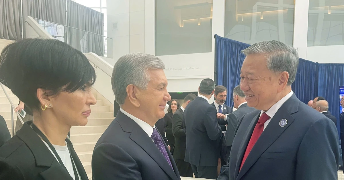 General Secretary To Lam meets with foreign leaders on sidelines of Board of Peace meeting