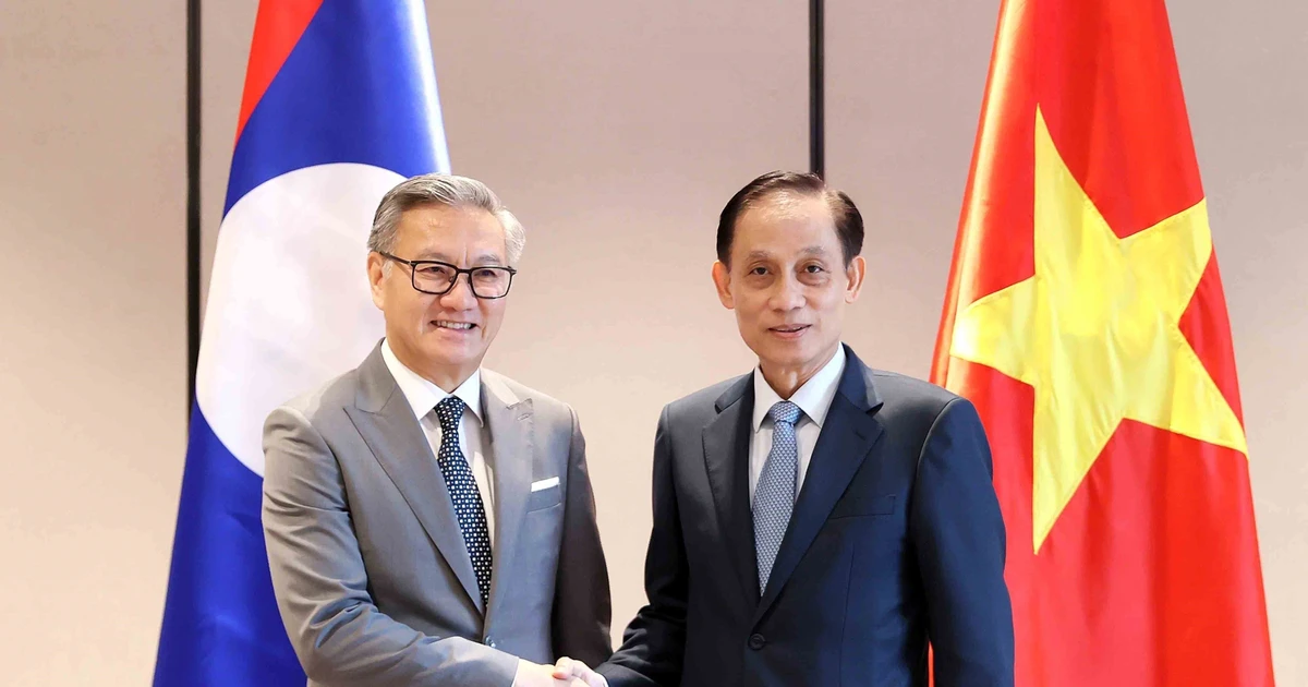 Vietnamese, Lao FMs co-chair 12th political consultation