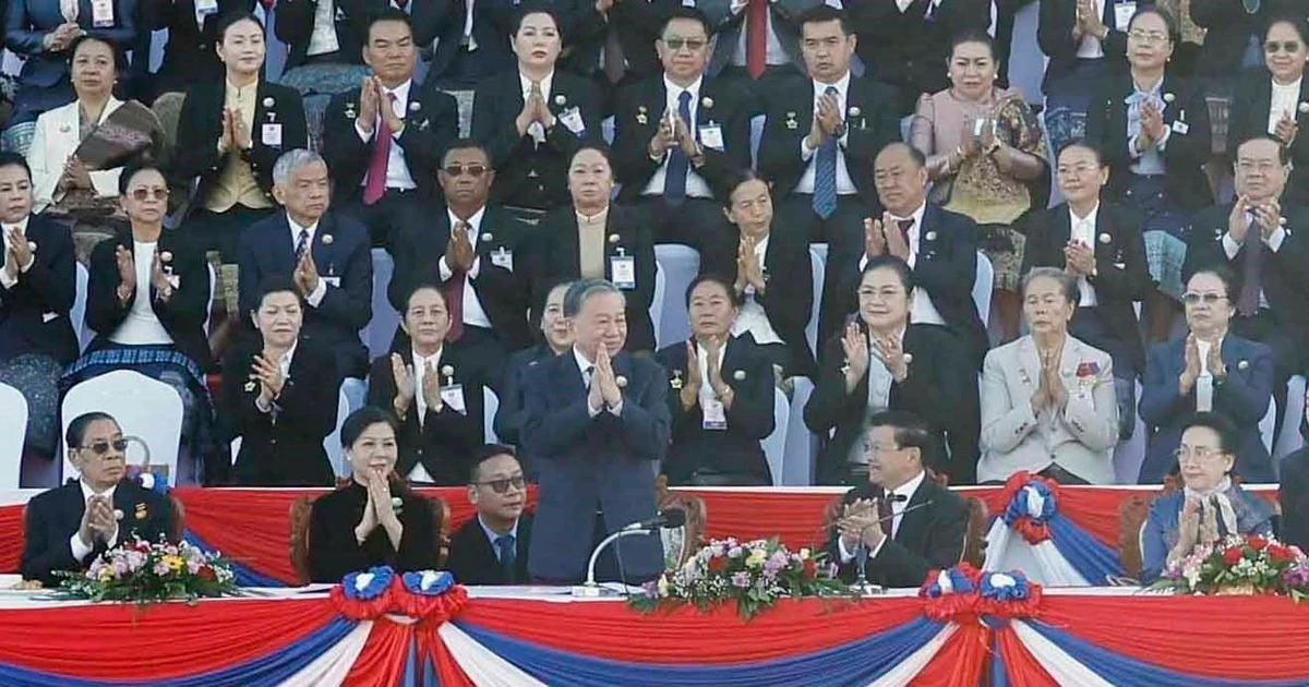Vietnamese Party leader attends Laos’ 50th National Day