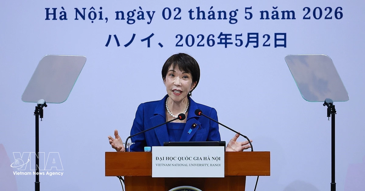 Japanese PM delivers keynote policy speech in Hanoi