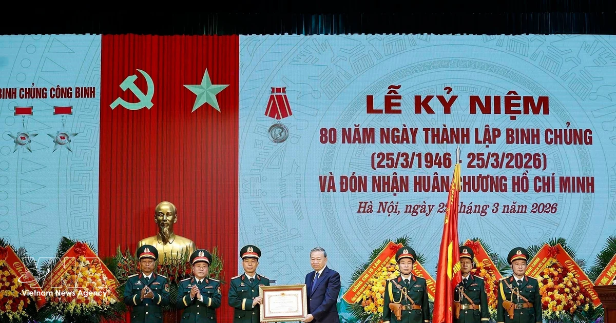 Party chief presents Ho Chi Minh Order to Engineering Corps