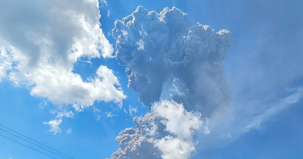 Indonesia closes airport after Mount Lewotobi Laki-Laki erupts