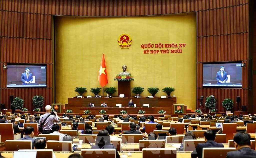 At the 10th session of the 15th National Assembly (Photo: VNA)