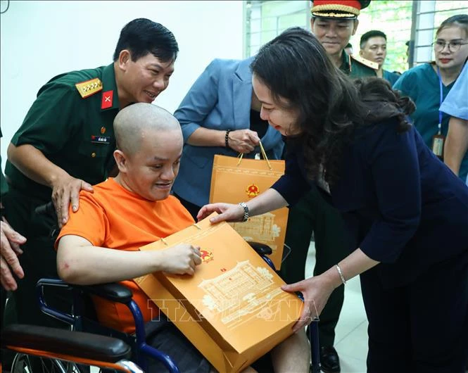 Vice President visits AO/dioxin victims in Hanoi | Vietnam+ (VietnamPlus)