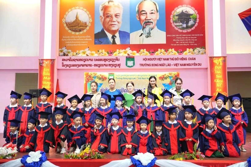 LaoVietnamese bilingual language school wraps up successful school