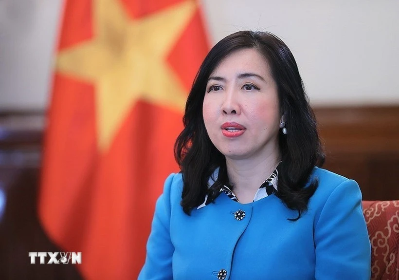 Deputy Minister of Foreign Affairs Le Thi Thu Hang (Photo: VNA)