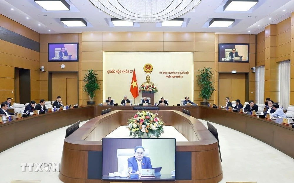 An overview of the 51st session of the National Assembly Standing Committee (Photo: VNA)