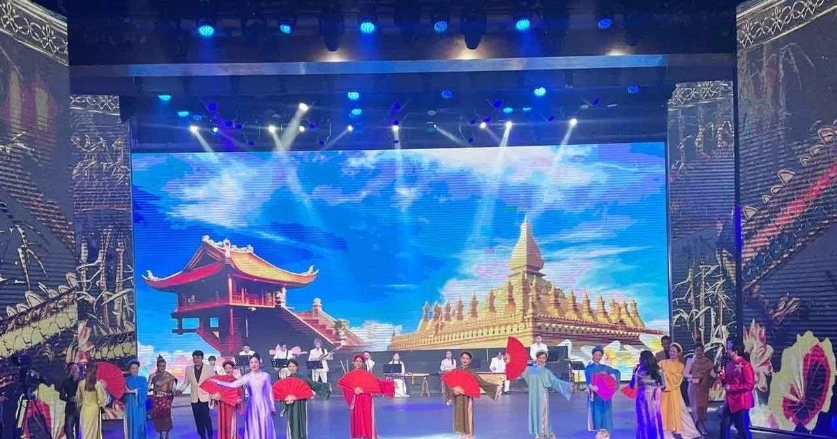 Art performance honours Vietnam–Laos special relationship