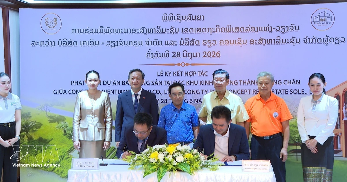 Vietnamese, Lao firms forge strategic cooperation for Vientiane real estate project