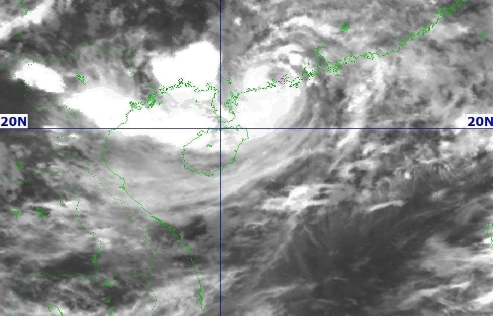 At 4am on July 21, Typhoon Wipha was at around 21.5 degrees North and 110.4 degrees East, on China’s Leizhou Peninsula. (Source: National Centre for Hydro-Meteorological Forecasting)
