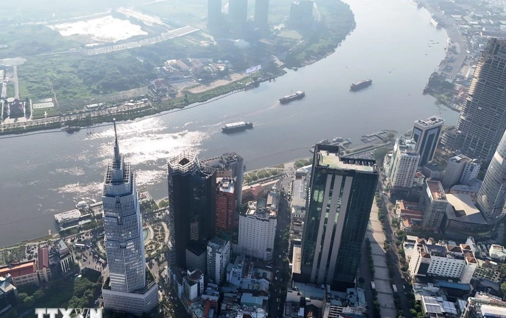 A view of Ho Chi Minh City's downtown (Photo: VNA)
