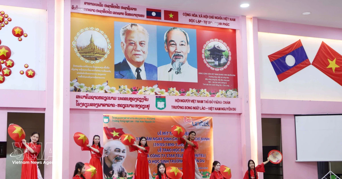Bilingual school promotes President Ho Chi Minh’s moral example among younger generations in Laos