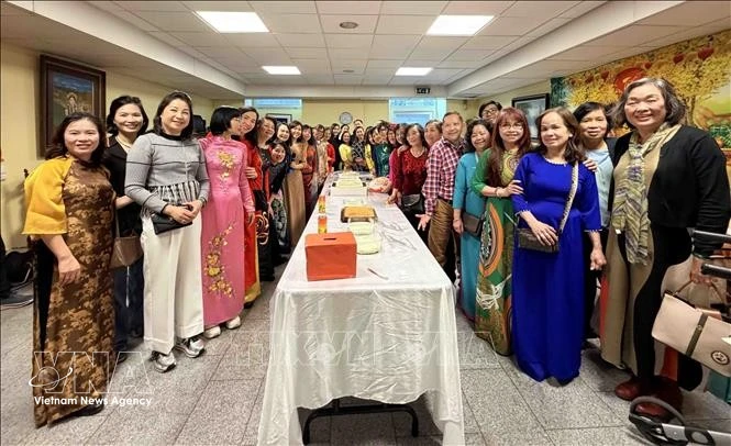 Vietnamese women in Belgium welcome spring at embassy