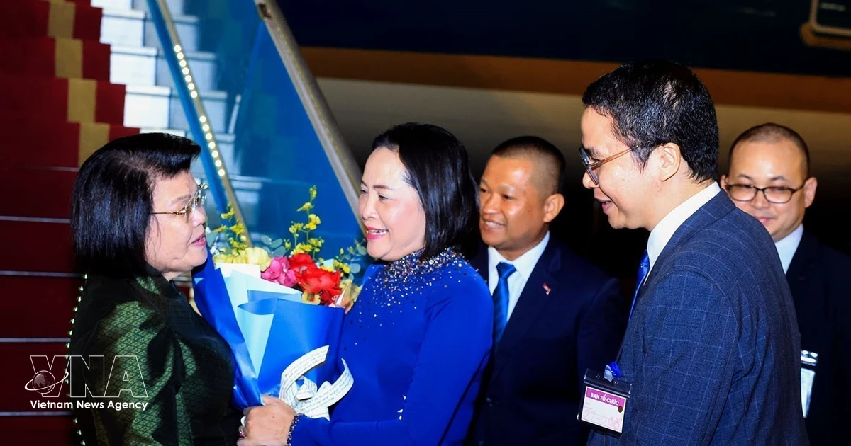 Cambodian National Assembly President arrives in Hanoi for official visit to Vietnam