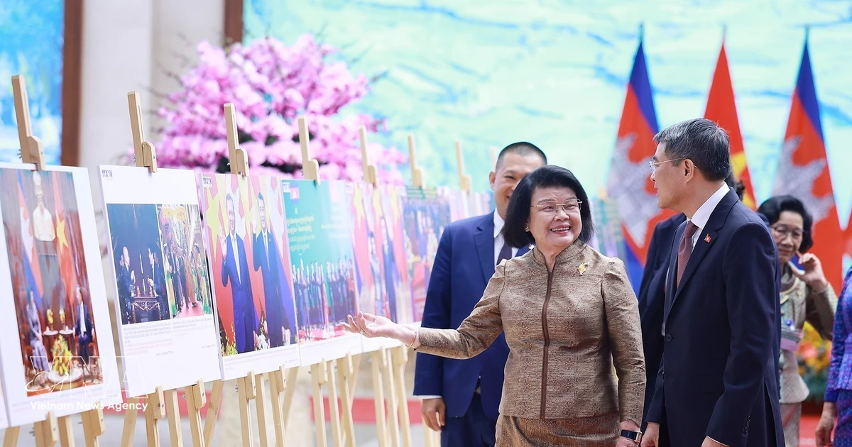 Cambodian National Assembly President concludes official visit to Vietnam